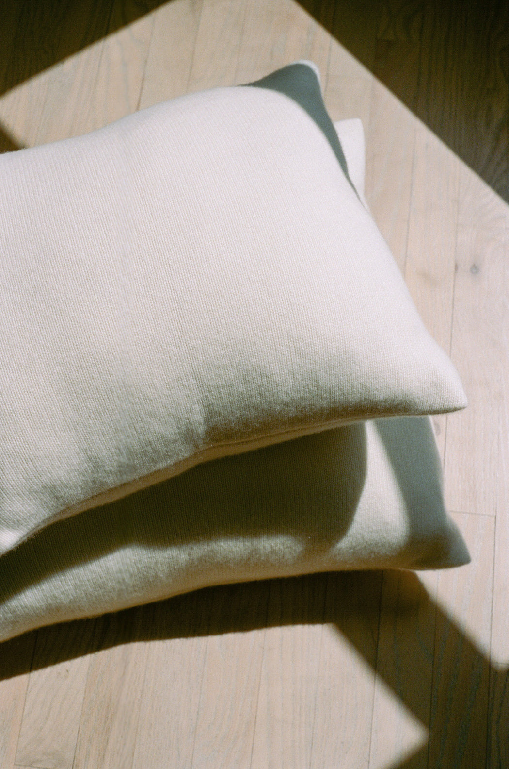 Bespoke 20" Italian Cashmere Jersey Knit Down Pillow - Custom Colors Made to Order (8-Week Lead Time)