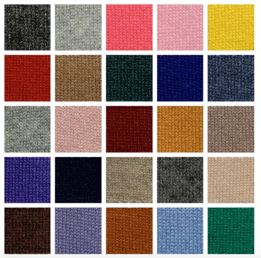 Bespoke 24" Italian Cashmere Jersey Knit Down Pillow - Custom Colors Made to Order (8-Week Lead Time)